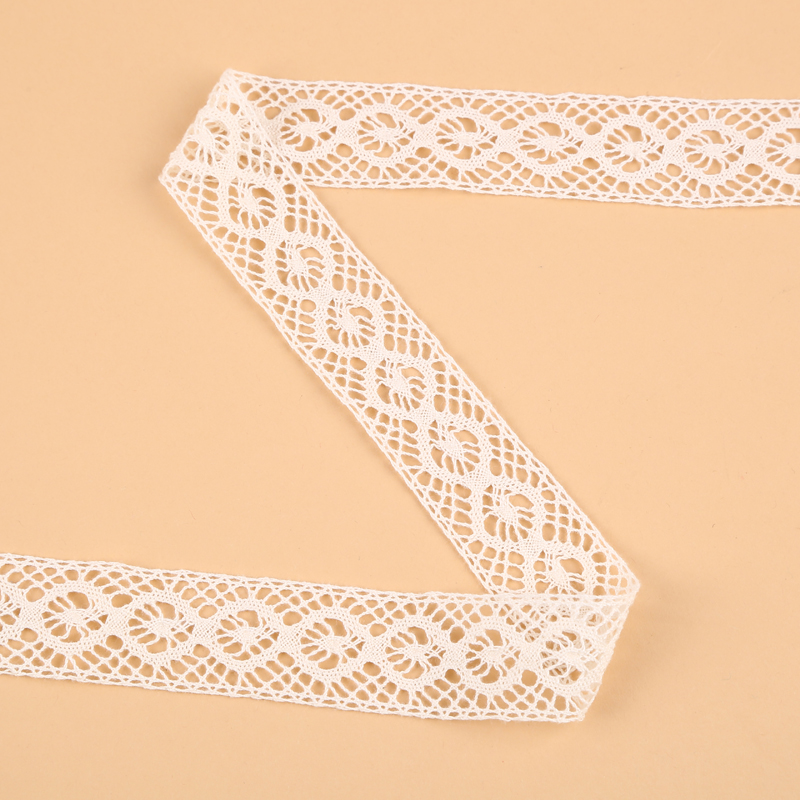 Pure Cotton Hollow Mesh Hat Garment Accessories Lace 3 Cm Wide Specification Solid Color Cotton Lace details Picture