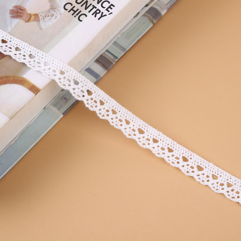 1.3Cm Size White Cotton Lace Pure Cotton Hollow Mesh Hat Garment Accessories