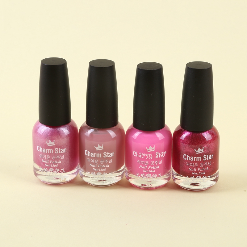 魅力之星健康美甲指甲油纯香微胶指甲油大瓶美甲用品15ML