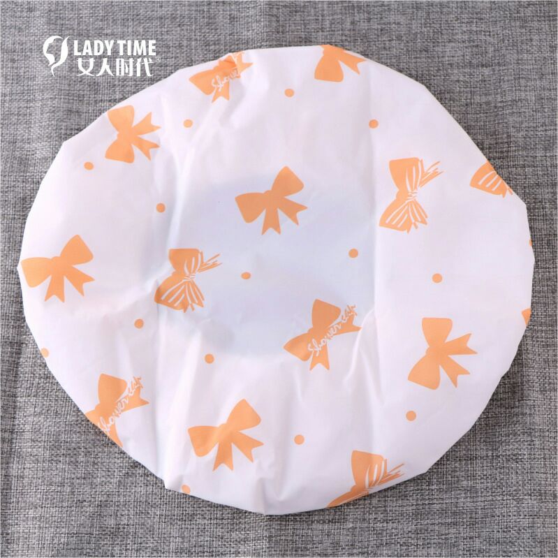 Women's era waterproof shower cap, bath cap, dry hair cap, waterproof thickened shower cap with head cover Application Scenario