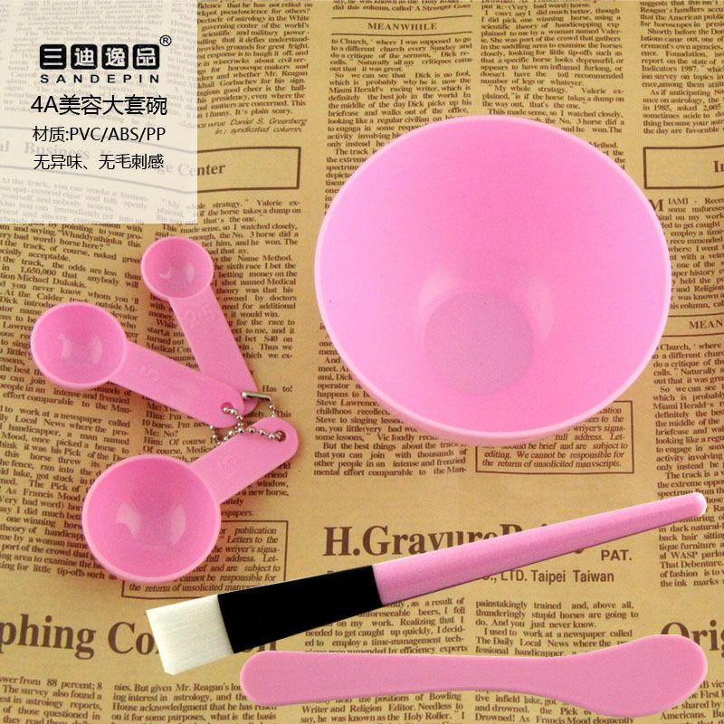Sandi Yipin 4A Beauty Bowl Large Diy Mask Set Bowl Measure Spoon Mask details Picture