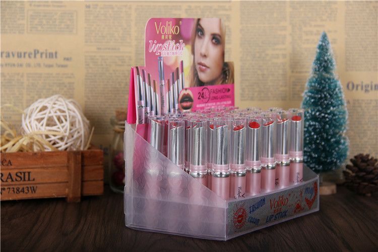 Genuine Velico Colorful and Charming Touch Lipstick, 24 pieces per box, Auntie Red details Picture