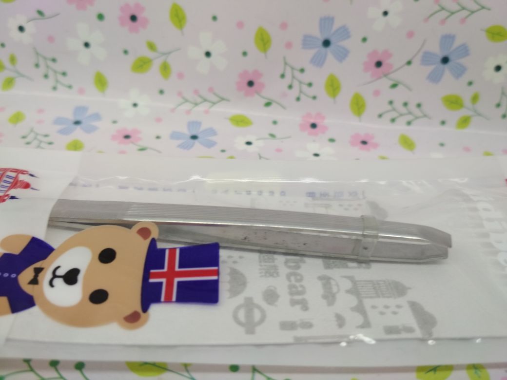 Eddie Bear Stainless steel eyebrow clip, eyebrow trimmer, slanted eyebrow pliers, eyebrow clip Specification image