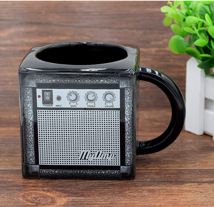 Creative 3D realistic radio speaker ceramic mug New coffee mug
