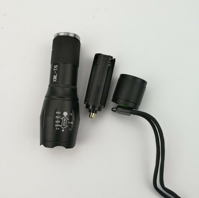 LED high-intensity telescopic focusing rechargeable flashlight TacLight flashlight LED Application Scenario