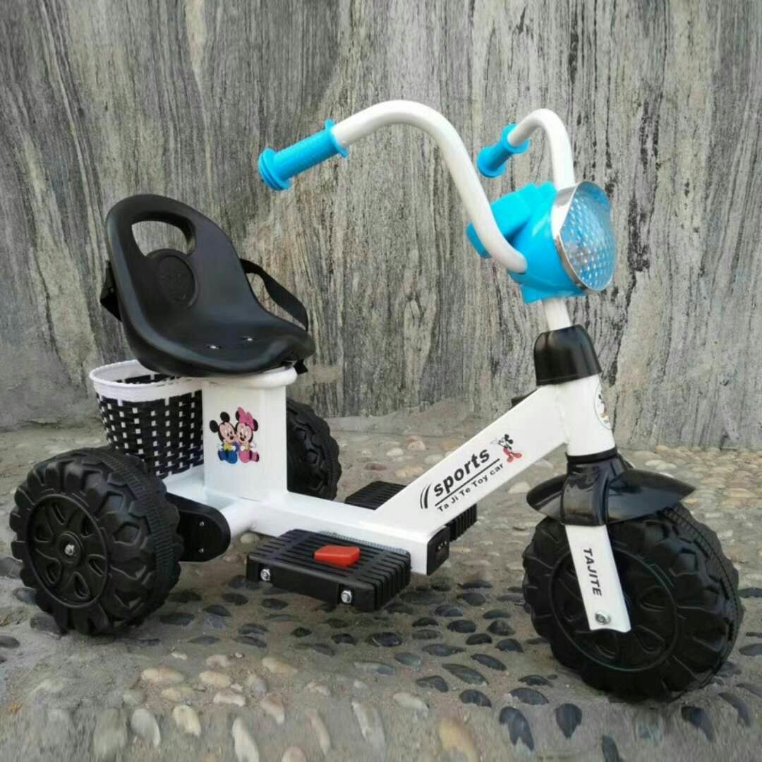 Children electric car blow molding wheel inflatable wheel flash music