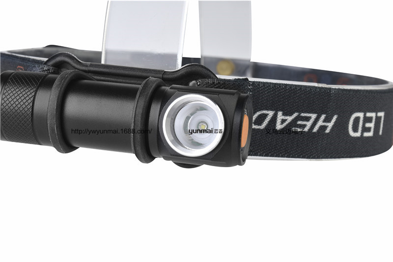 头灯、头戴式电筒实物图