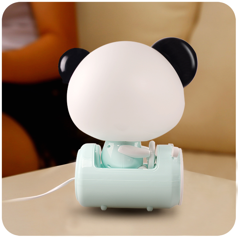 Cartoon cute can KT cat touch plug-in desk lamp, dormitory bedroom bedside table, small night light with adjustable brightness Specification image