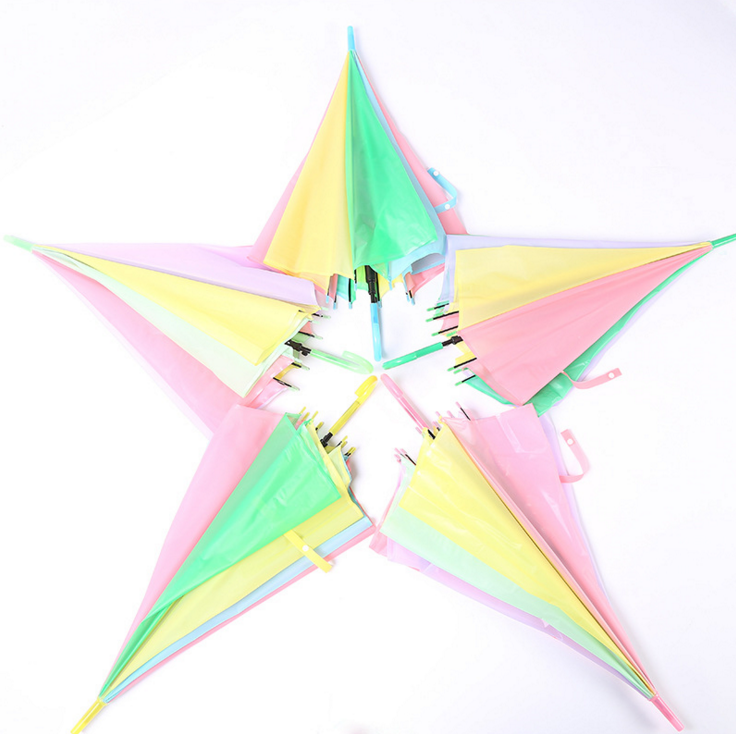 Rainbow watermelon eco-friendly umbrella, outdoor portable straight pole umbrella, UV protection sunshade umbrella, wholesale of all-weather umbrellas Application Scenario