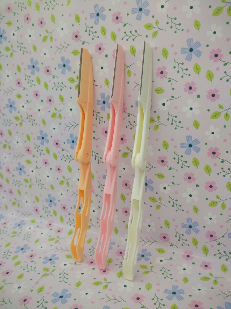 Fangzi's new portable eyebrow trimmer, folding stainless steel eyebrow trimmer, single eyebrow shaping and shaving knife Specification image