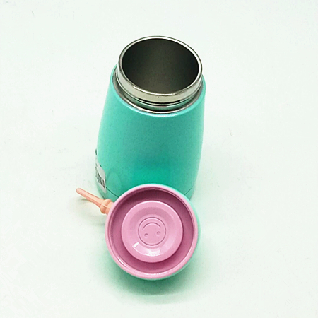 Vacuum stainless steel insulated cups for men and women, portable Korean-style fresh and artistic water cups for students and couples details Picture