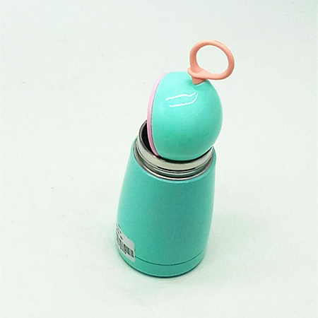 Vacuum stainless steel insulated cups for men and women, portable Korean-style fresh and artistic water cups for students and couples