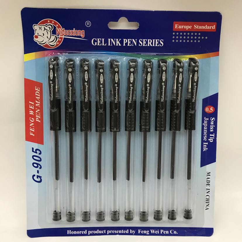 Unisex Pen 10 suction card G-905 Unisex pen set Nido Bear