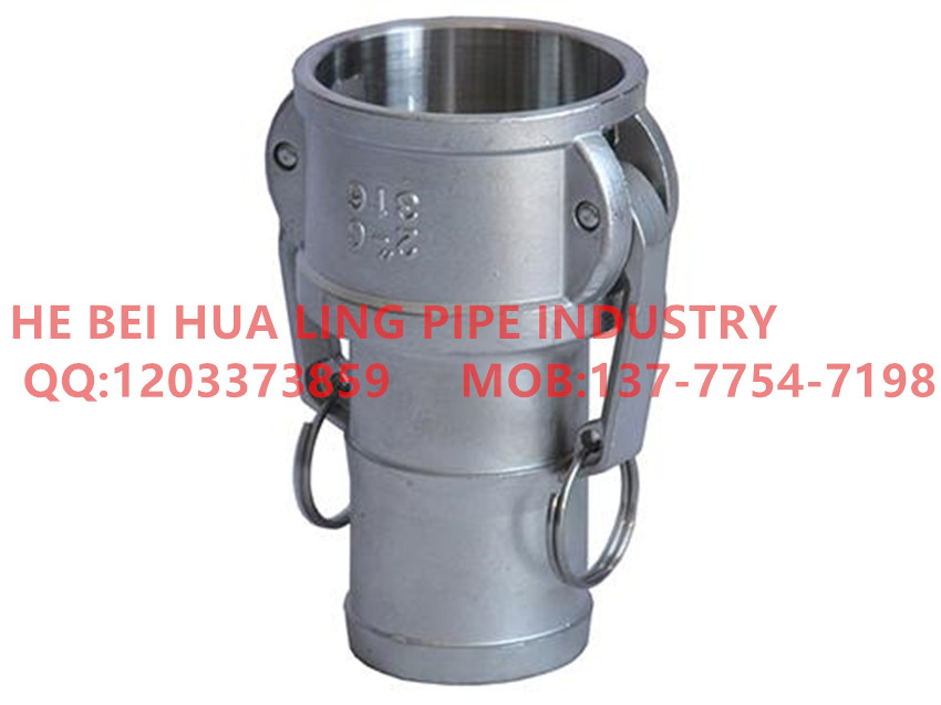 Stainless steel quick coupling CE lever type hose fitting