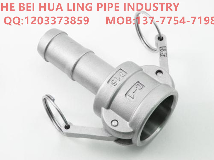 C-type stainless steel lever quick coupling Specification image