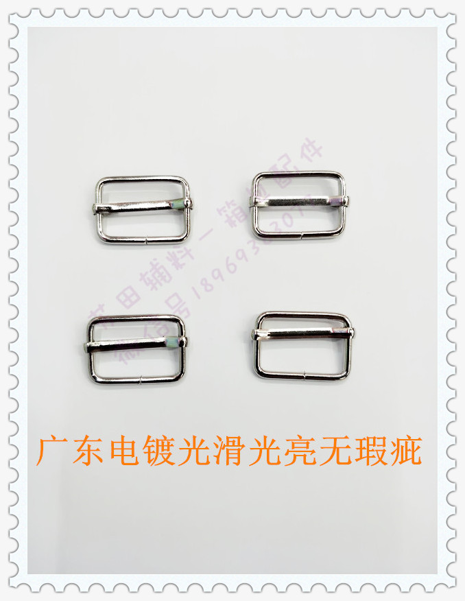 20 inner diameter three-speed pull core buckle white nickel bright white Specification image