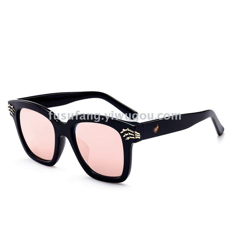 现货欧美时尚太阳镜 复古平板眼镜 太阳眼镜 6872详情图4