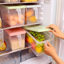 义乌好货 冰箱收纳盒整理箱抽屉式厨房塑料密封保鲜食物鸡蛋储物