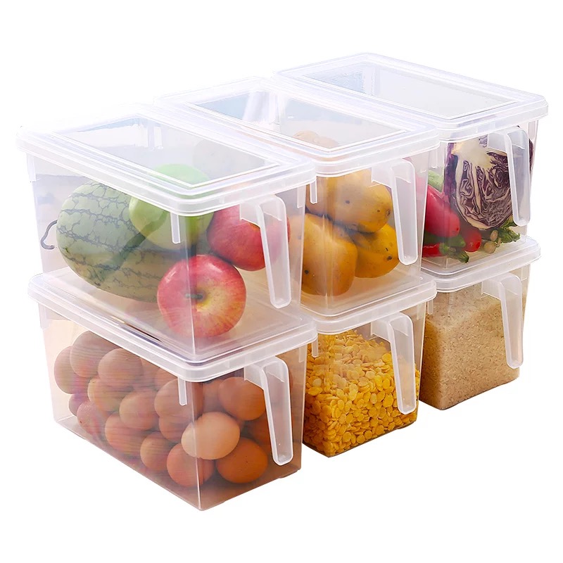 Yiwu Good Goods refrigerator storage box, organizing box, drawer-type kitchen plastic sealed preservation food, egg storage Specification image