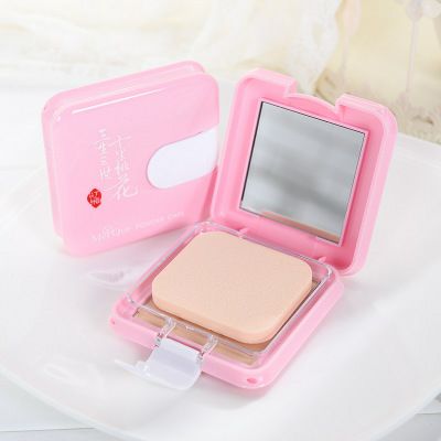 批发正品美雀MeiQue桃花无暇悦颜粉饼细腻遮瑕控油定妆粉饼细节图