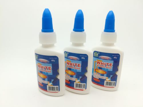 白胶木工胶水手艺学生diy模型贴纸可水洗安全无毒40G白乳胶