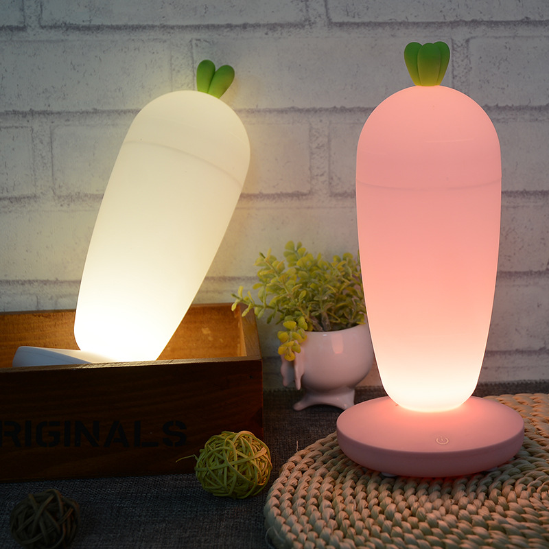 Children's bedroom bedside lamp rechargeable LED night lamp