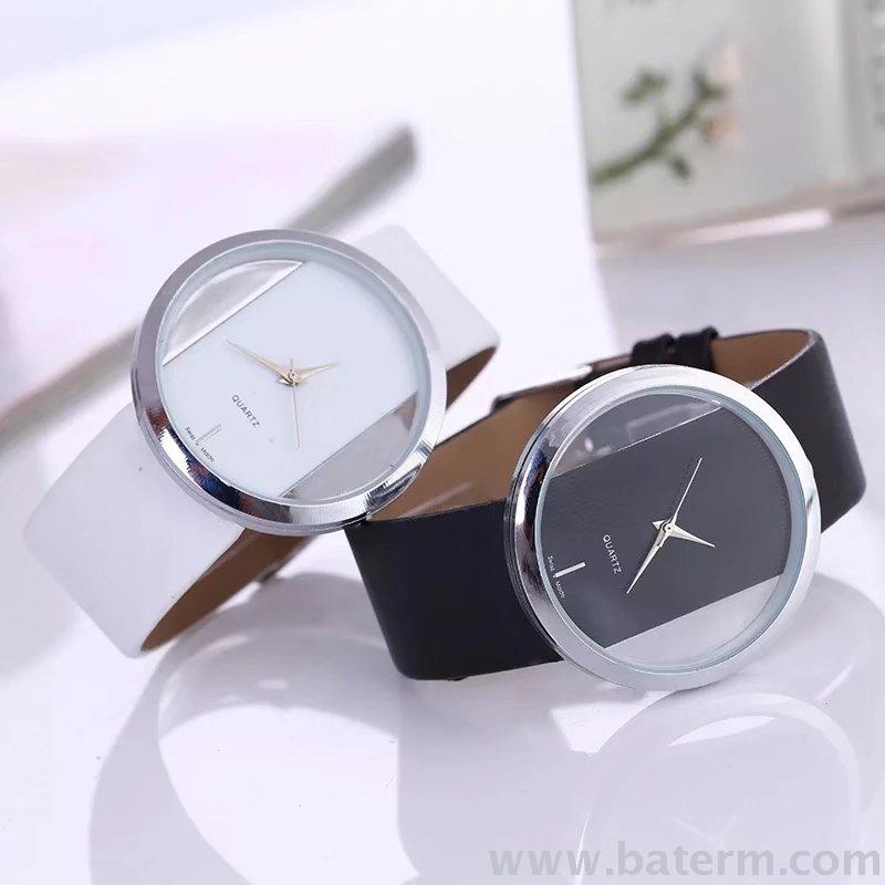 Aliexpress's best-selling, fashionable, simple and classic skeletonized leather strap women's fashion watch Application Scenario