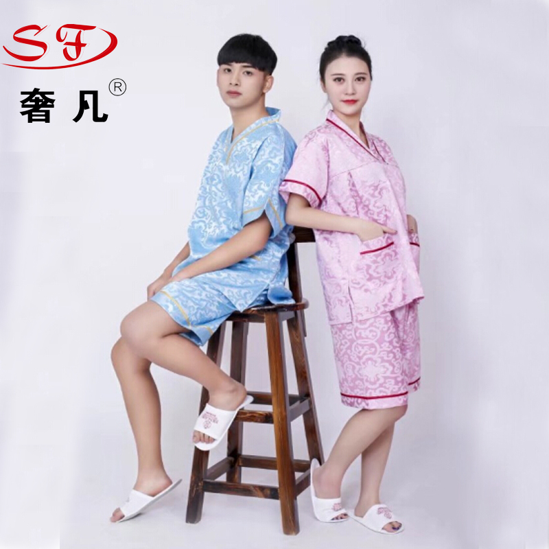 Bath suits, bathrobes, women's couple sauna suits, men's and women's sauna suits details Picture