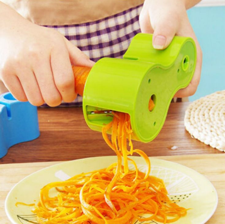 Kitchen multi-functional double-head pencil sharpen-type spiral grater, household wire cutter and knife sharpener details Picture