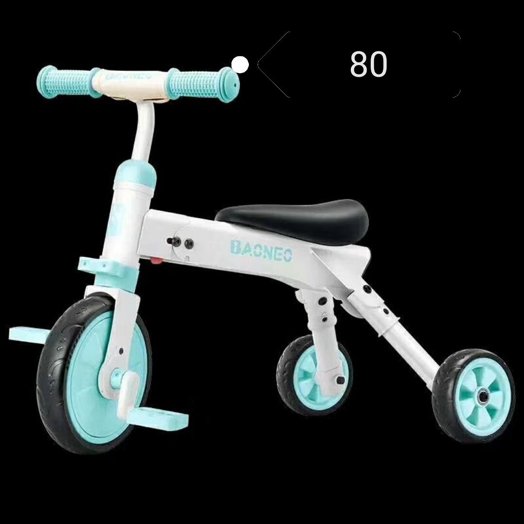 Early childhood three wheel folding car 1-3 years old baby walker, yo-yo