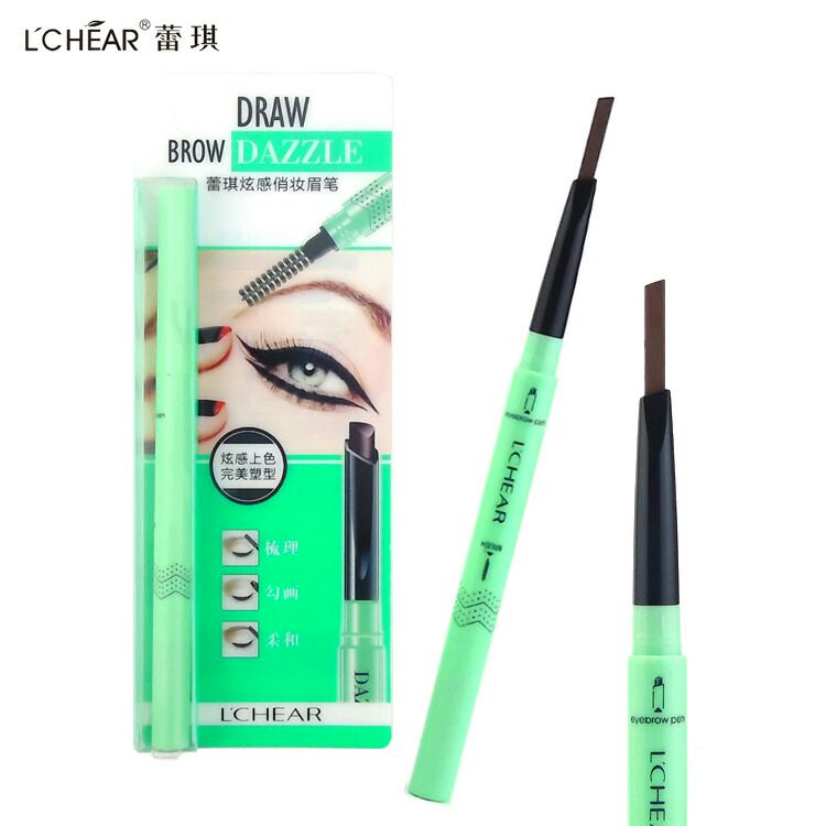 蕾琪炫感俏妆眉笔593131水滴形眉笔显色防水防汗持久塑形