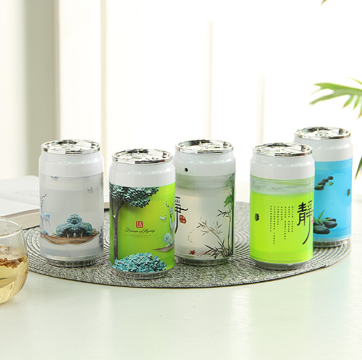 Can humidifier, home and office mini USB air humidification atomizer