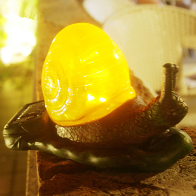 Snail outdoor landscape garden lighting solar LED creative novel garden lamp induction lamp