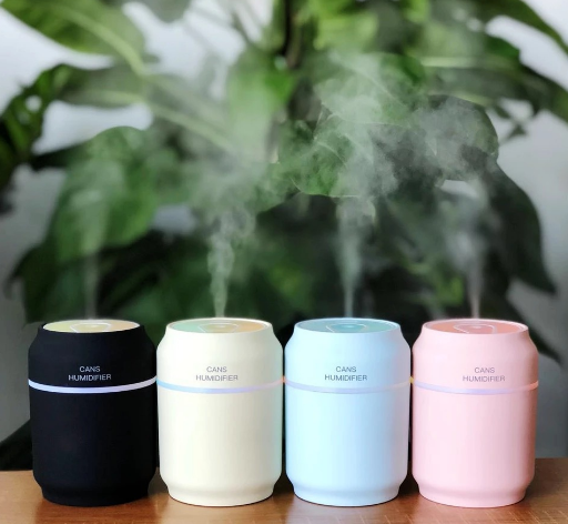 Can USB three-in-one humidifier, home office desk mini humidifier, car purification humidifier