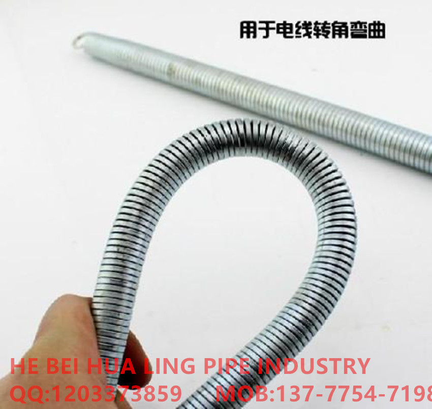 河北华领PVC弯管弹簧 电工套管弹簧 穿线管弹簧产品图