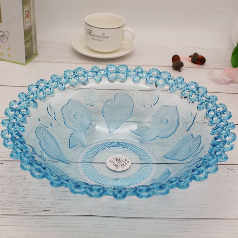 水晶果盘欧式糖果盘果篮蔬菜盘洗菜篮塑料水果盘果蔬篮