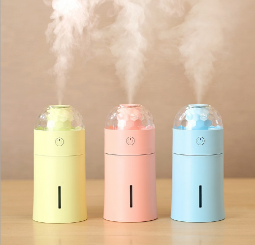USB mini humidifier, night light projector humidifier, car office room purifier