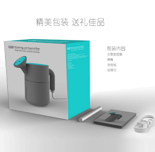 Nuevo USB mini humidificador creativo kettle humidificador de aire de escritorio de oficina Application Scenario