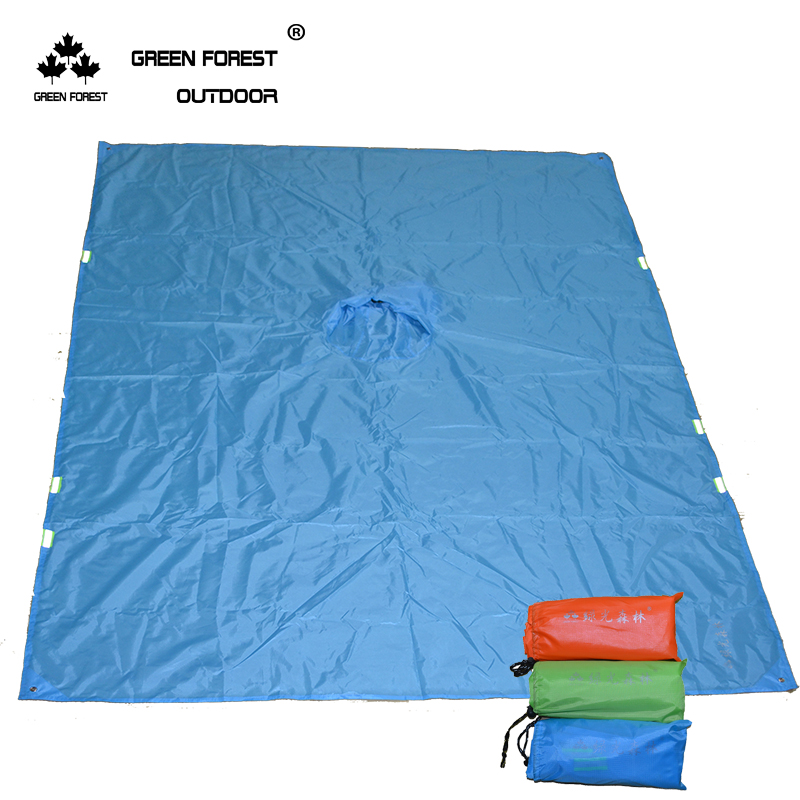 户外防雨三用雨衣 天幕 地席 野餐垫 防潮垫 睡垫帐篷防雨布详情图3