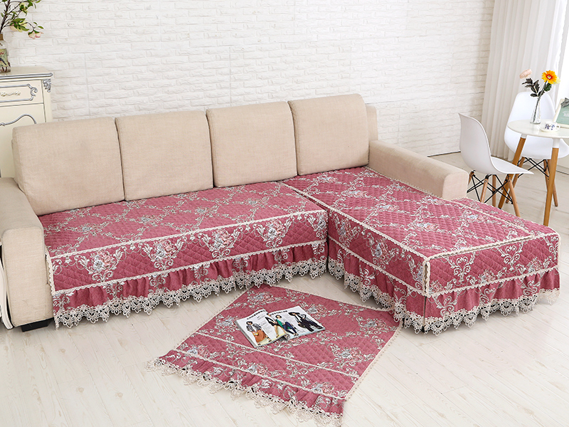 冬季沙发垫布艺四季通用简约现代防滑欧式沙发套罩巾全包全盖细节图