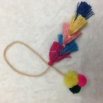Welcome to make to order wool ball thread with bag pendant key chain