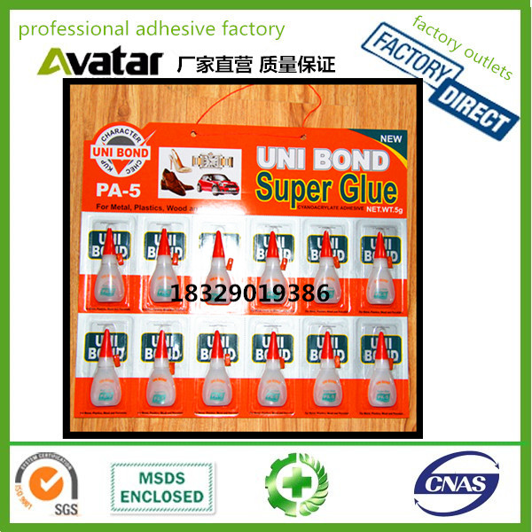 Source factory direct sales PA-5 SUPER GLUE 502 Universal glue PA-5 plastic bottle Universal glue PA-5 Super glue