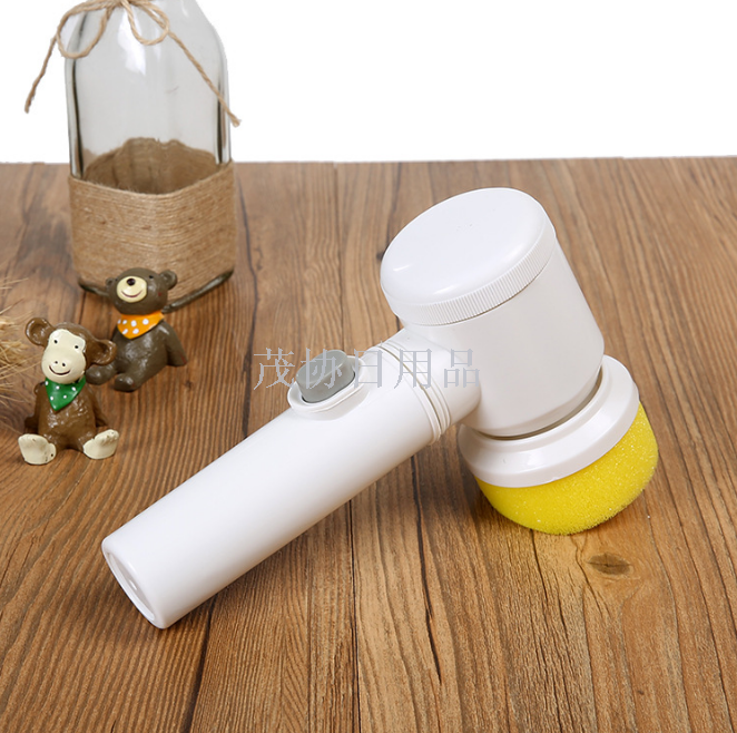 magic brush电动清洁刷 电动浴盆刷 浴缸刷5合一刷产品图