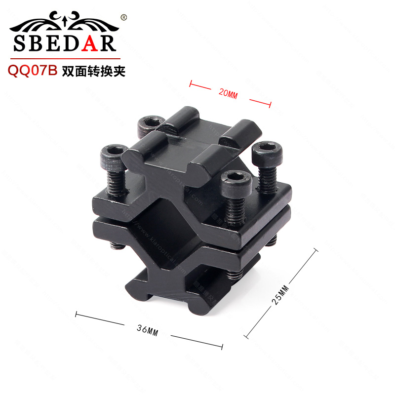 Small-bore double-sided guide torch sight tube clamp thumbnail