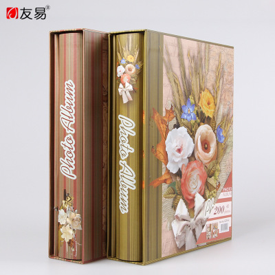 Youyi new retro flower box 4D large 6 inches 200 album new inset album