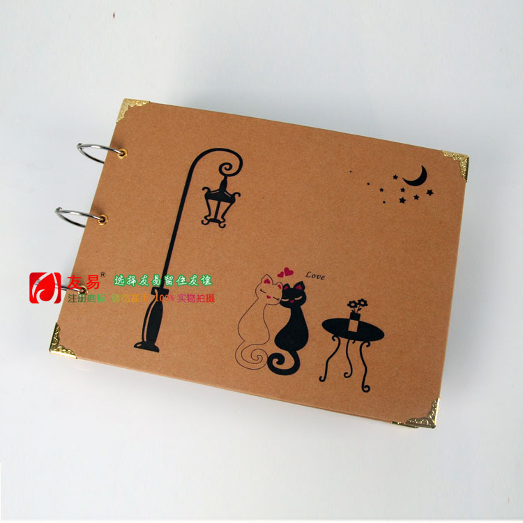 Fashion paste cartoon cat diy album retro diy album album wholesale