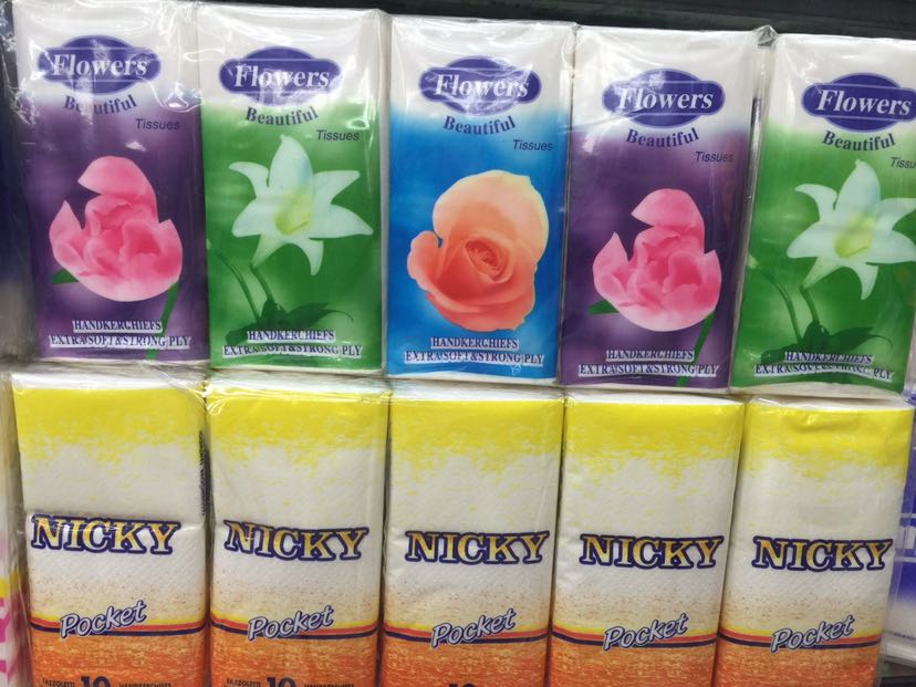Three layers of handkerchief paper, tissue paper and toilet paper for export details Picture