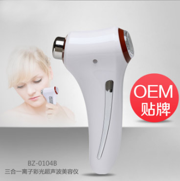 Color light ultrasonic ion import export beauty instrument wholesale