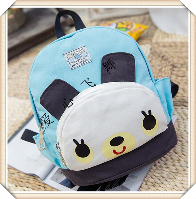 "Love Dance Children's Backpack, Panda Cartoon Schoolbag for Kindergarten Students, Preschool Schoolbag. details Picture