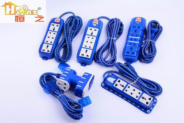 Adhesive model explosion-proof soft adhesive integrated molding with copper mobile plug socket wiring socket cloth wire socket thumbnail